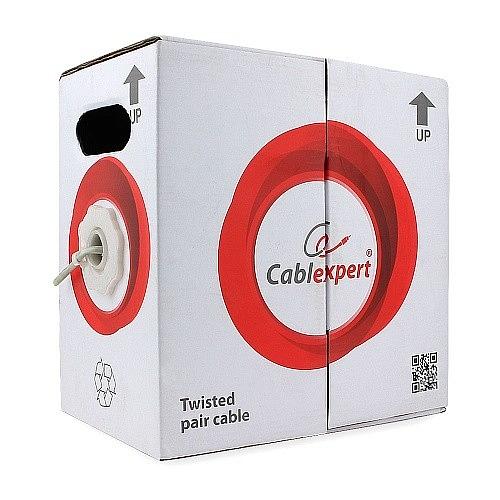 Cablexpert [UPC-5004E-SOL/100] Кабель UTP кат.5e, 4 пары, 0.48 mm (100м pullbox), CCA однож. фото 1