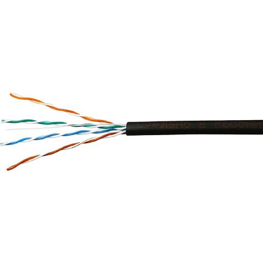 SkyNet Кабель UTP outdoor 4x2x0,51, медный, FLUKE TEST, кат.5e, однож., (305м) box, черный [CSP-UTP-4-CU-OUT] фото 1