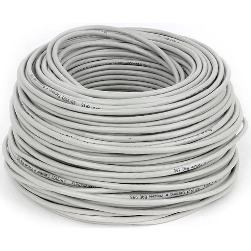 SkyNet Кабель Standart UTP indoor 4x2x0,48, медный, FLUKE TEST, кат.5e, однож., 100 м, box, серый [CSS-UTP-4-CU/100] фото 1