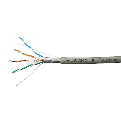 SkyNet Кабель FTP indoor 4x2x0,51, медный, FLUKE TEST, кат.5e, однож., 100 м, box, серый [CSP-FTP-4-CU/100] фото 1