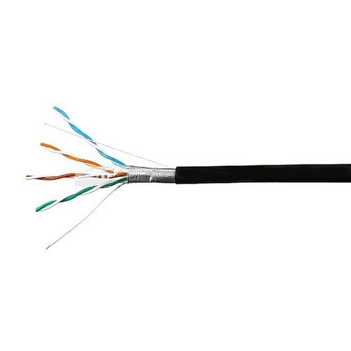 SkyNet Кабель FTP outdoor 4x2x0,51, медный, FLUKE TEST, кат.5e, однож., 100 м, box, черный [CSP-FTP-4-CU-OUT/100] фото 1
