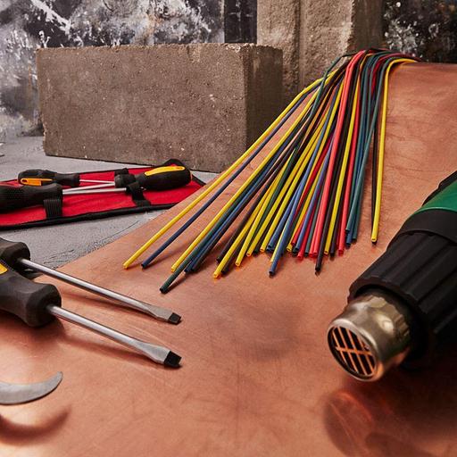 REXANT 29-0152 Термоусаживаемые трубки REXANT 3,0/1,5 мм, набор пять цветов, упаковка 50 шт. по 1 м фото 2