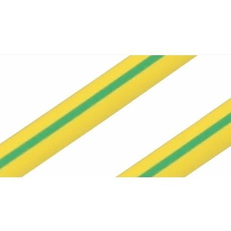 REXANT 25-0007 50.0 / 25.0 мм 1м термоусадка желто-зеленая (уп. 10 м) фото 1