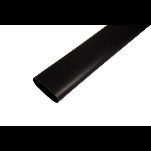 REXANT 26-0075 Клеевая 75.0 / 22.0мм (3:1) 1м термоусадка черная (уп. 2 м) фото 1