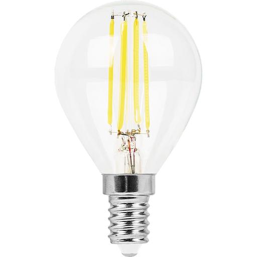 Лампа светодиодная LED 11вт Е14 теплый шар FILAMENT фото 2