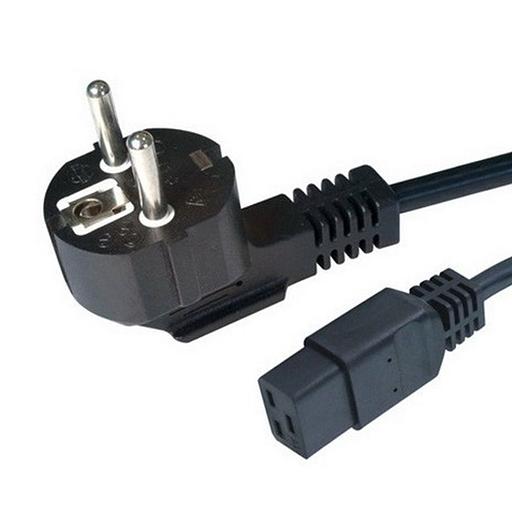 Кабель Cablexpert Кабель питания для UPC Cablexpert PC-186-C19, 1.8м, Schuko-С19, 16А, Сечение провода: 1,5 мм2, черный, с заземлением {50} фото 1