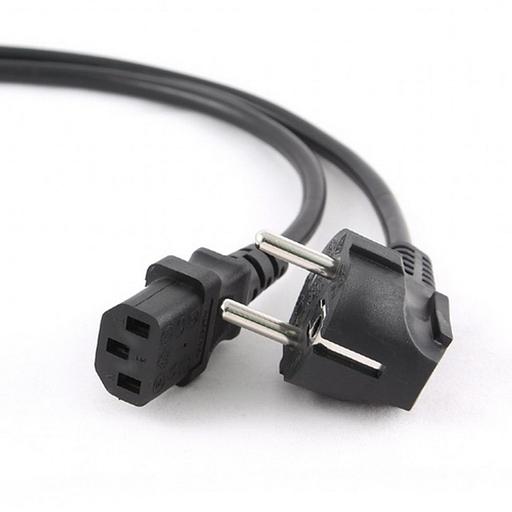 Кабель Cablexpert Кабель питания Cablexpert PC-186-1-3M, 3м, Schuko- C13, Сечение провода 3x1кв.мм, черный, с заземлением, пакет {75} (792594) фото 1