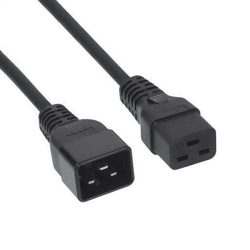 Кабель Cablexpert Кабель питания для UPS Cablexpert PC-189-C19, 1.5м, С19 - C20, 16А, черный, с заземлением (079945) {50} фото 1