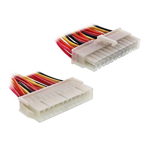 Кабель noname Удлинитель питания ATX БП -> МатПлата24pin, 28см фото 1