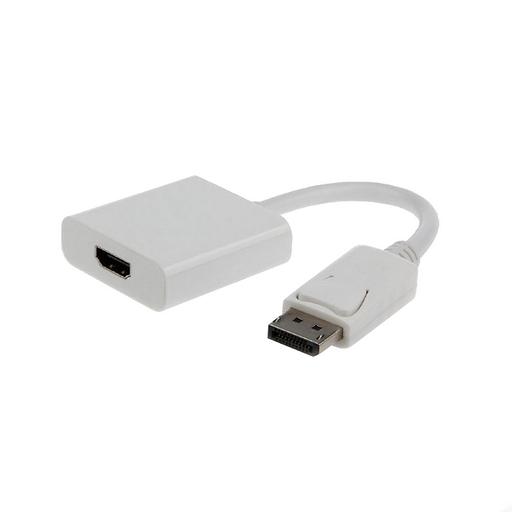 Переходник Cablexpert Переходник DisplayPort -> HDMI Cablexpert A-DPM-HDMIF-002-W 20M/19F, белый, пакет (078733) фото 1