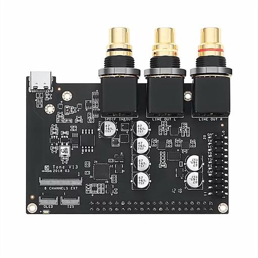 Плата интерфейсная Khadas Tone Board VIMs Edition Hi-Res Audio Board, Hi-Fi, XMOS, ES9038Q2M, GPIO Header, KTONE-V-001 фото 1