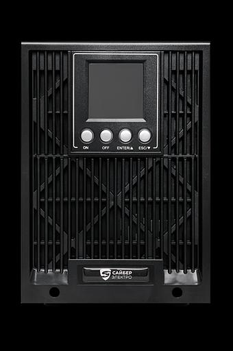 Сайбер Электро ИБП ЭКСПЕРТ-II-2000 {Онлайн, Напольное исполнение 2000ВА/1800Вт USB/RS-232/SNMPslot (2 EURO + 2 IEC С13) (12В /7Ач. х 4)} фото 2