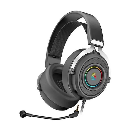 Наушники с микрофоном A4Tech Bloody G535 черный/серебр. 2м мониторные USB (G535 (BLACK+SILVER) USB) фото 1