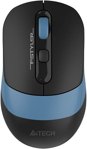 Мышь беспроводная A4Tech Fstyler FB10CS black/blue (оптическая, silent, BT/Radio, USB, 4but, 2000dpi)(FB10CS USB ASH BLUE) фото 1