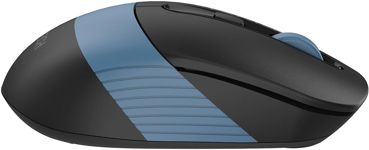 Мышь беспроводная A4Tech Fstyler FB10CS black/blue (оптическая, silent, BT/Radio, USB, 4but, 2000dpi)(FB10CS USB ASH BLUE) фото 7
