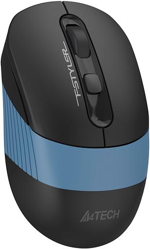 Мышь беспроводная A4Tech Fstyler FB10CS black/blue (оптическая, silent, BT/Radio, USB, 4but, 2000dpi)(FB10CS USB ASH BLUE) фото 9