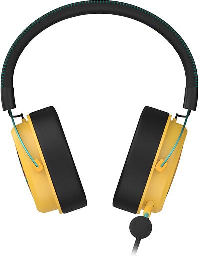 Наушники с микрофоном A4Tech Bloody M595 Renegade желтый/рисунок 2.3м мониторные USB оголовье (M595) фото 6