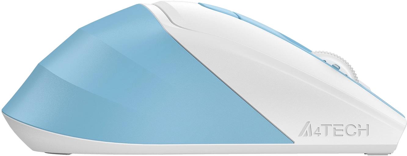 Мышь A4Tech Fstyler FG45CS Air2 голубой/белый оптическая (2000dpi) silent беспроводная USB для ноутбука (7but) фото 5