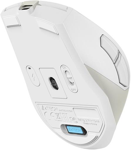 Мышь A4Tech Fstyler FG45CS Air2 бежевый оптическая (2000dpi) silent беспроводная USB для ноутбука (7but) фото 7