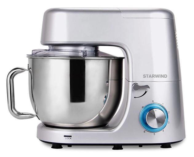Миксер планетарный Starwind SPM8183 1900Вт серебристый фото 1