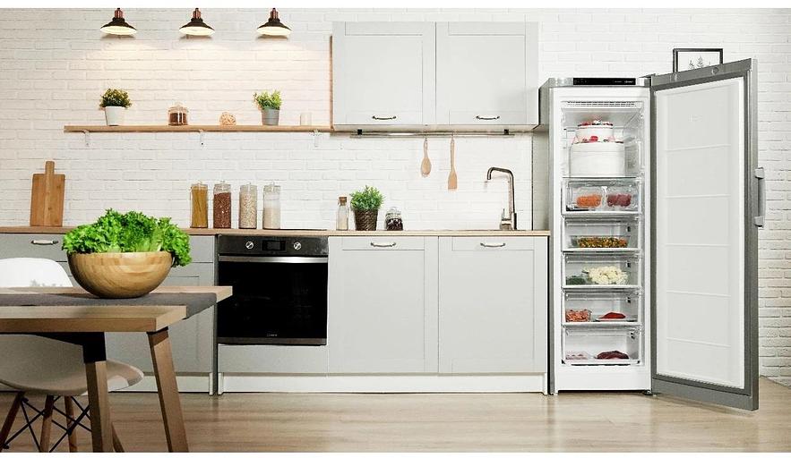 Морозильная камера Indesit DFZ 5175 G серебристый фото 10