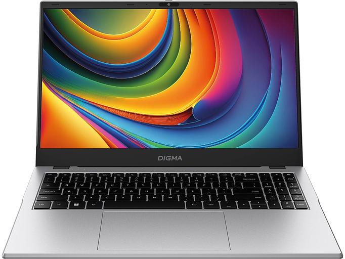 Ноутбук Digma EVE C5802 N100 8Gb SSD256Gb Intel UHD Graphics 15.6" IPS FHD (1920x1080) Windows 11 Professional silver WiFi BT Cam 5900mAh (DN15N1-8CXW01) фото 1