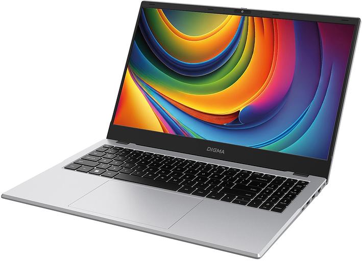 Ноутбук Digma EVE C5802 N100 8Gb SSD256Gb Intel UHD Graphics 15.6" IPS FHD (1920x1080) Windows 11 Professional silver WiFi BT Cam 5900mAh (DN15N1-8CXW01) фото 3