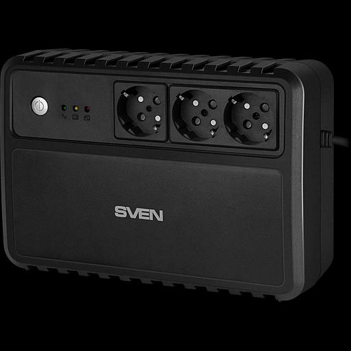 ИБП SVEN UP-L800 Line-interactive 800VA/400W (Euro x3, USB, аппроксимированная синусоида, 175×98×255(мм), 5,2кг)(SV-0216 фото 1