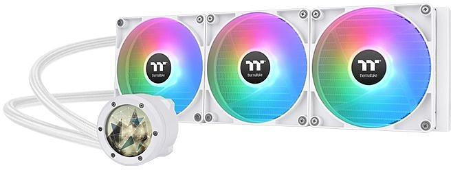 Система водяного охлаждения Thermaltake TH420 V2 Ultra Snow Edition ARGB Soc-AM5/AM4/1151/1200/1700 белый 4-pin 25.8dB Al+Cu LCD Ret (CL-W407-PL14SW-A) фото 1
