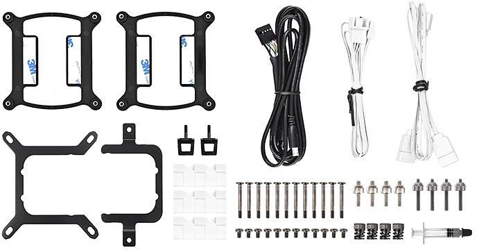 Система водяного охлаждения Thermaltake TH420 V2 Ultra Snow Edition ARGB Soc-AM5/AM4/1151/1200/1700 белый 4-pin 25.8dB Al+Cu LCD Ret (CL-W407-PL14SW-A) фото 7