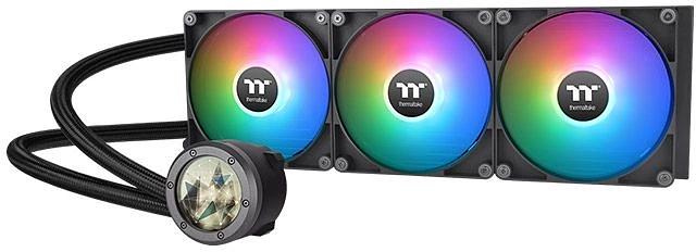 Система водяного охлаждения Thermaltake TH420 V2 Ultra ARGB Soc-AM5/AM4/1151/1200/1700 черный 4-pin 25.8dB Al+Cu LCD Ret (CL-W386-PL14SW-A) фото 1