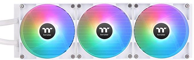 Система водяного охлаждения Thermaltake TH420 V2 Snow Edition ARGB Soc-AM5/AM4/1151/1200/1700 белый 4-pin 25.8dB Al+Cu Ret (CL-W378-PL14SW-A) фото 5