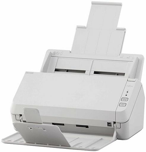 Сканер Ricoh scanner SP-1120N (Офисный сканер, 20 стр/мин, 40 изобр/мин, А4, двустороннее устройство АПД, USB 3.2, Gigabit Ethernet, светодиодная подсветка)(Замена Fujitsu PA03708-B001 SP-1120) (PA03811-B001_) фото 1