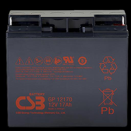 Акб CSB Аккумуляторная батарея для ИБП (12V/17Ah) (GP12170 B3 CSB) фото 1