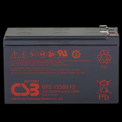 Акб CSB Аккумуляторная батарея для ИБП (12V/10.5Ah) (UPS12580 F2 CSB) фото 1