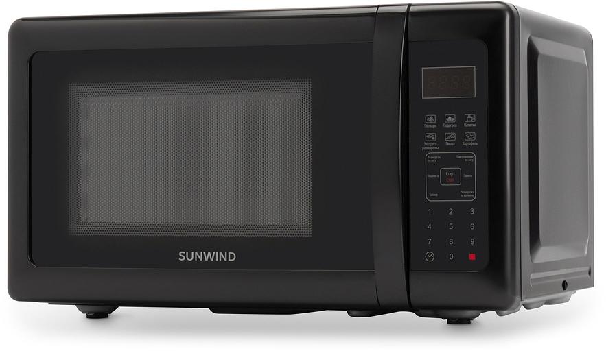 Микроволновая Печь SunWind SUN-MW007 20л. 700Вт черный фото 1