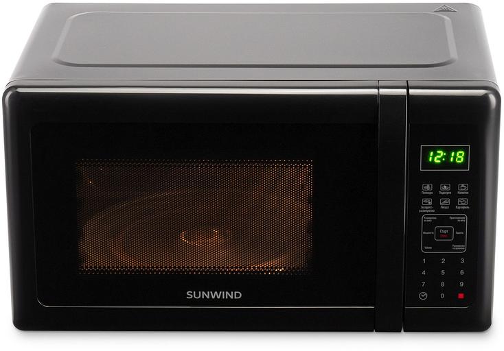 Микроволновая Печь SunWind SUN-MW007 20л. 700Вт черный фото 3