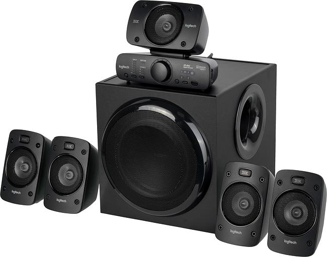 Колонки Logitech Z906 5.1 черный 1000Вт фото 2