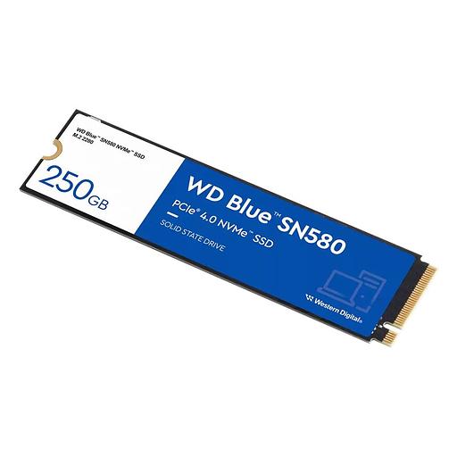 Твердотельный накопитель SSD Western Digital M.2 2280 250GB Blue SN580 WDS250G3B0E PCIe Gen4x4 with NVMe,3D TLC NAND фото 3