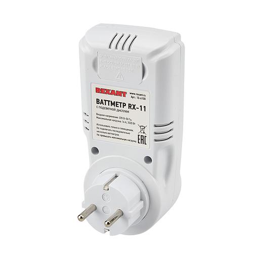 Ваттметр с подсветкой RX-11 вертик 2х тарифный 16А фото 5