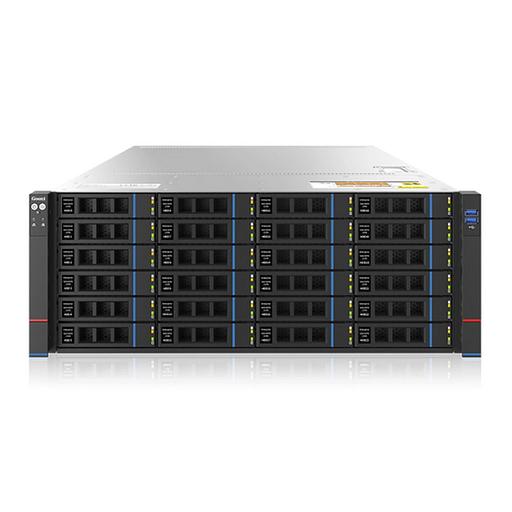 Платформа системного блока Gooxi SR401-D24RE-G2 AMD Genoa 4U Expander Backplane 24_2.5/3.5 SAS/SATA Hard Drive Bay Server Barebone + 800W CRPS modules + standard rail kit фото 1