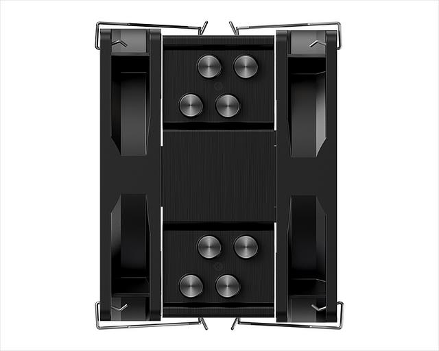 Cooler ID-Cooling SE-214-XT PLUS LGA1700/1200/115X/AM5/AM4 (TDP 200W, PWM, 4 тепл.трубки прямого контакта, 2 x FAN 120mm) RET фото 3