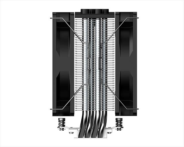 Cooler ID-Cooling SE-214-XT PLUS LGA1700/1200/115X/AM5/AM4 (TDP 200W, PWM, 4 тепл.трубки прямого контакта, 2 x FAN 120mm) RET фото 4