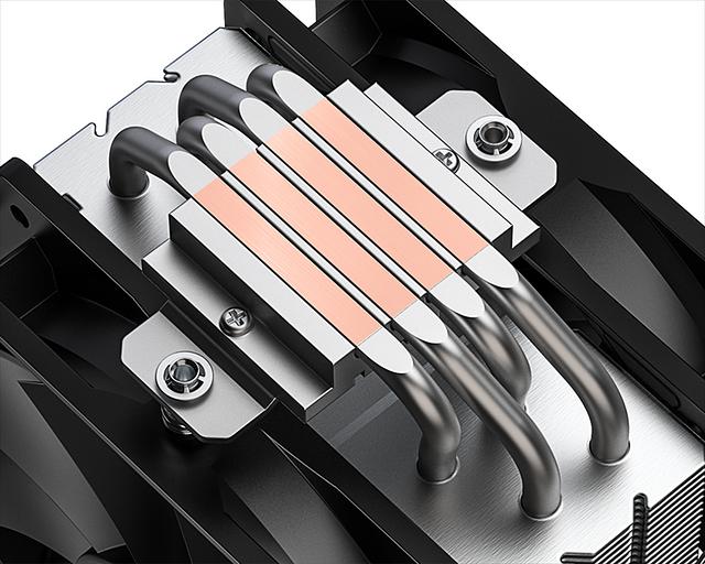 Cooler ID-Cooling SE-214-XT PLUS LGA1700/1200/115X/AM5/AM4 (TDP 200W, PWM, 4 тепл.трубки прямого контакта, 2 x FAN 120mm) RET фото 5