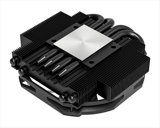 Cooler ID-Cooling IS-30A BLACK AM5/AM4 низкопрофильный высота 30mm ( TDP 100W, PWM, 4 тепл.трубки прямого контакта, FAN 92mm) BOX фото 6
