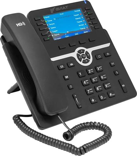 Телефон IP Флат Flat-Phone-B10/RU черный фото 3