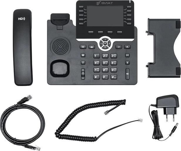 Телефон IP Флат Flat-Phone-B10/RU черный фото 4