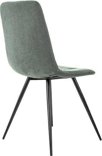 Стул для кухни Бюрократ KF-9_4 комплект 4шт серый Alfa 44 металл черный на ножках (KF-9/ALFA44_4) фото 5