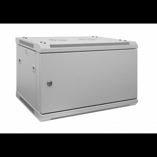 Шкаф телекоммуникационный настенный 6U, 600х450х370мм (металлическая дверь) фото 1