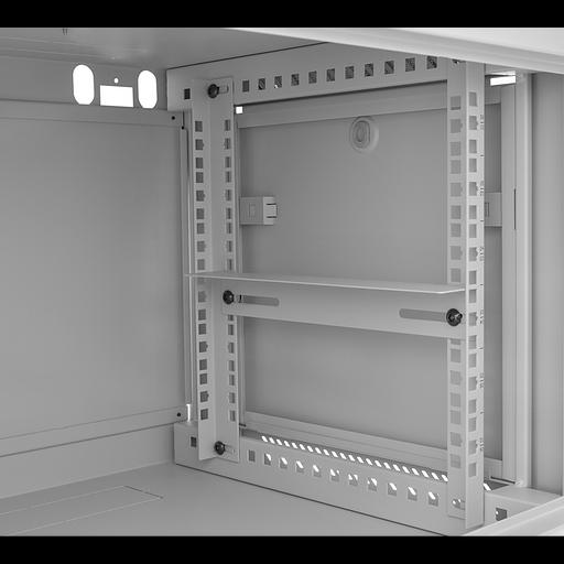 Шкаф телекоммуникационный настенный 6U, 600х450х370мм (металлическая дверь) фото 2